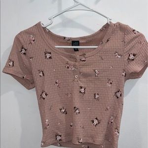 pink floral top